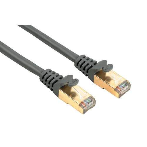 HAMA Síťový patch kabel CAT 5e, 2xRJ45, stíněný, 1.5m, blistr