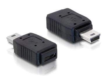 DeLock - USB mini 5pin samec na micro USB B samice