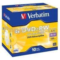 Verbatim DVD+RW 4x 4,7GB jewel 1ks