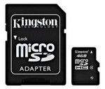 Kingston Micro Secure Digital (SDHC) (Class 4) 4GB - SDC4/4GB