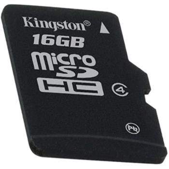 Kingston Micro Secure Digital (class 4) 16GB single pack - SDC4/16GBSP