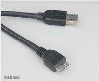 Akasa USB 3.0, type A na micro-B - 1m - AK-CBUB04-10BK