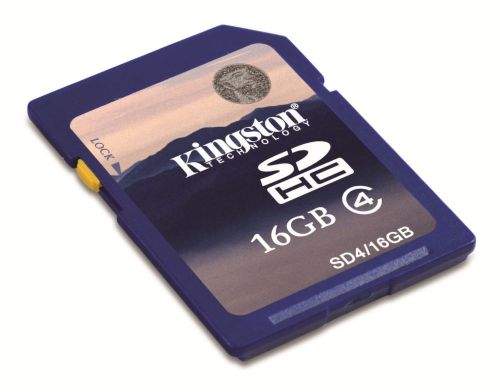 KINGSTON SD4/16GB SecureDigital High Capacity karta (SDHC Class 4) 16GB