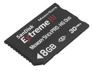 SanDisk 8 GB Memory Stick PRO-HG Duo Extreme III