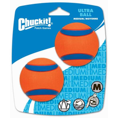 Chuckit! Míčky Ultra Ball Medium - 2 ks - 6,5cm