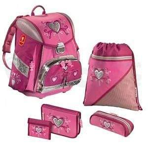 HAMA Step by Step - Školní batoh - set, "Pink Romance"