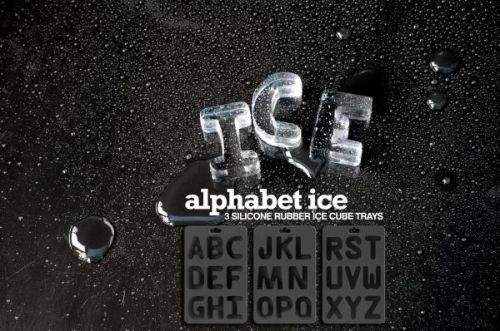 SUCK UK Alphabet Ice Abeceda 1560054 3 ks
