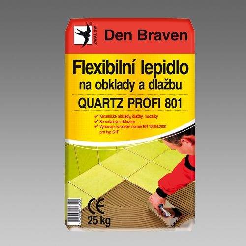 Den Braven Flexibilní lepidlo na obklady a dlažbu Quartz Profi 25 kg