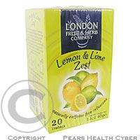 THE LONDON FRUIT+HERB CO. Čaj citron s limetou n.s. 20x2 g LONDON HERB