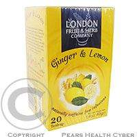 THE LONDON FRUIT+HERB CO. Čaj Citron se zázvorem n.s.20x2g LONDON HERB