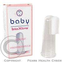 BIOX HEALTHCARE BioXtra Baby prsťáček průhledný zubní kartáček