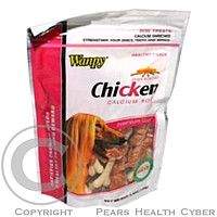 YANTAI China Pet Foods Co.,LTD Wanpy Dog pochoutka Bone Chicken + Calcium 100g
