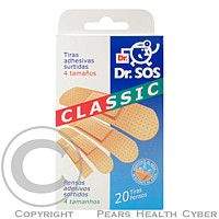 Distrex Iberica S.a. Náplasti Dr.SOS Classic voděoděodolné tělová barva mix 20ks