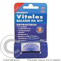 VITALOS Balzám na rty vitamínový UV+15 Antibakterial 4.5g