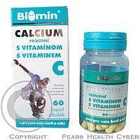 BIOMIN Calcium s vitaminem C cps. 60