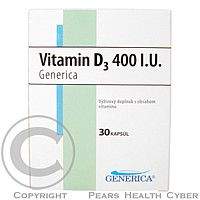 GENERICA Vitamin D3 400 I.U. Generica cps.30