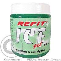 EDWIN OZIMEK Refit Ice masážní gel s eukalyptem 500 ml zelený