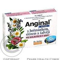 DR.MüLLER Anginal tablety s heřmánkem + slézem tbl. 16
