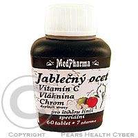 KABCO INC. MedPharma Jablečný ocet + vláknina + vitamín C + chrom tbl. 67