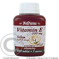 MEDPHARMA Vitamín E 100mg+selen tbl.107