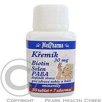 MEDPHARMA Křemík 30 mg + Biotin + PABA tbl. 37