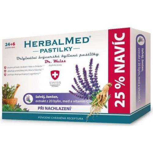 SIMPLY YOU HerbalMed Dr Weiss alvěj ženšen vitamin C 24+6 tobolek
