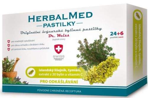 SIMPLY YOU HerbalMed Dr.Weiss Islandský lišejník tymián vitamin 24+6tobolek