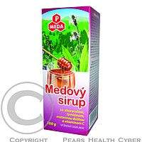 PURUS MEDA Medový sirup jitrocel + tymián + mateřídouška + vitamín C 100 g