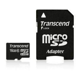 Paměťová karta TRANSCEND 16GB MicroSDHC (TS16GUSDHC10)