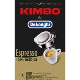 DeLonghi Kimbo 100% Arabica 18 ks kávových podů