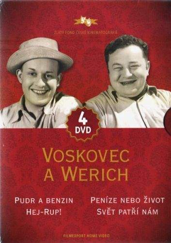 DVD Voskovec a Werich - 4DVD
