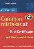 Susanne Tayfoor: Common Mistakes at First Certificate