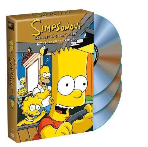 Bontonfilm Simpsonovi 10. sezóna 4xDVD (23 dílů) DVD