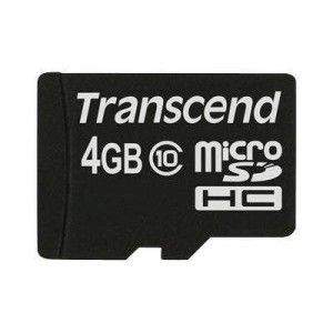 Transcend Micro SDHC Class10 4 GB