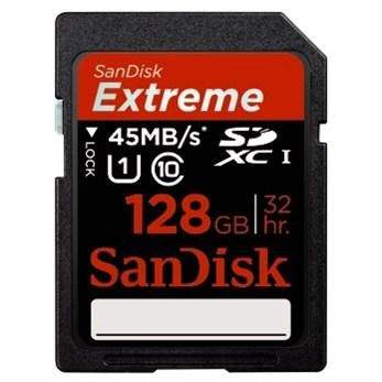 SanDisk Extreme SDXC 128 GB