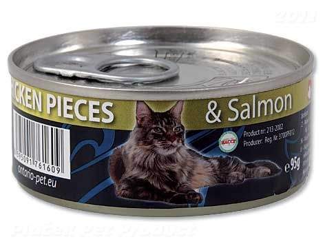 Ontario Chicken Pieces + Salmon 95 g
