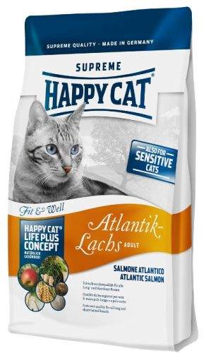 Happy Cat Supreme Fit & Well Atlantik - Lachs 4 kg