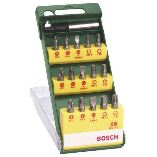 Bosch 16dílná sada šroubovacích bitů