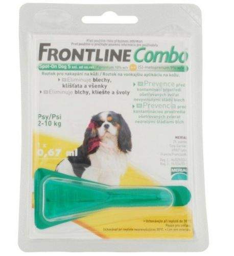 Merial Frontline Combo Spot on Dog S 1x1 pipeta 0.67 ml