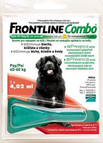 Merial Frontline Combo Spot on Dog XL 1x1 pipeta 4.02 ml