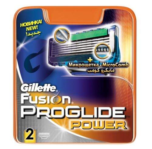 Gillette Fusion ProGlide Power náhradní hlavice 2 ks