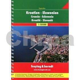 Freytag-Berndt AA Chorvatsko-Slovinsko A4 atlas 1:150 000