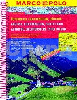 Rakousko, Liechtenstein, Südtirol/atlas-sešit 1:200 000 MD