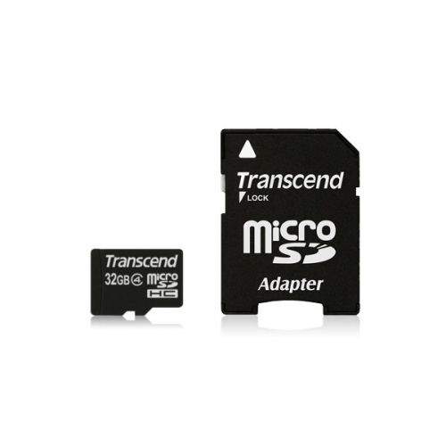 TRANSCEND Secure Digital microSDHC SD2.0 32GB Class4 TRANSCE