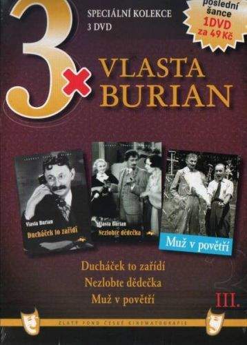 3x Vlasta Burian III. DVD