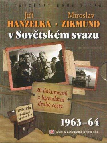 Hanzelka a Zikmund v Sovětském svazu - 2 DVD digipack v šubru + brožura