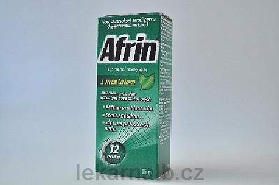Afrin 0.5 mg nosní sprej s mentolem 15 ml