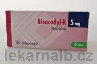 BISACODYL-K DRG 5 mg 105 tablet