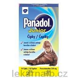 PANADOL Junior 250 mg 10 čípků