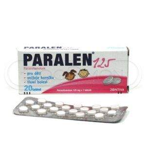 Paralen 125 mg 20 tablet